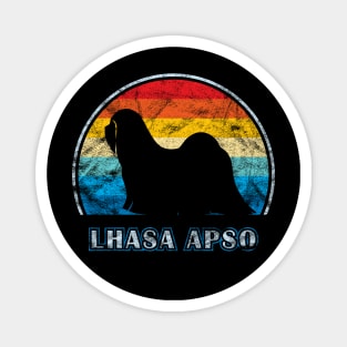 Lhasa Apso Vintage Design Dog Magnet